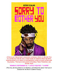 Sorry to Bother You movie poster
