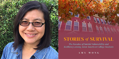 Amy Wong and book cover